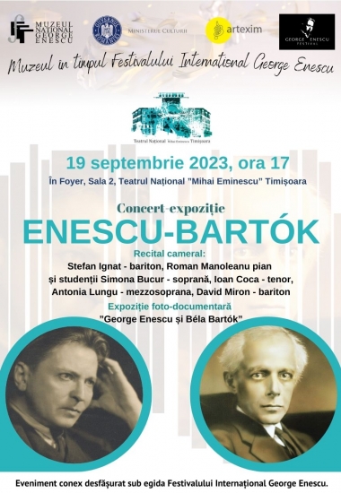Concert-expoziție ENESCU-BARTÓK la Timișoara